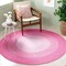 Safavieh 6 x 6 ft. Cape Cod Round Area Rug, Red & Pink CAP242Q-6R - alternate 4